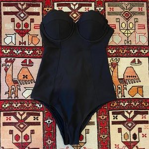 NWT Black one piece swimwear